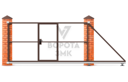 Откатные ворота Ролтэк 2000×3000 ЗМК-7074