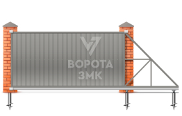 Ворота откатные 2600×1800 с установкой ЗМК-7767