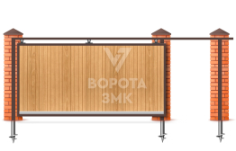 Ворота подвесные гаражные 2000×2100 ЗМК-7400