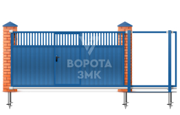 Ворота откатные 2500×3000 ЗМК-7560