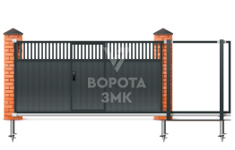 Откатные ворота 8 м 8000×2400 ЗМК-8131