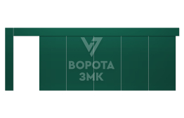 Откатные промышленные ворота 4000×2000 ЗМК-4954