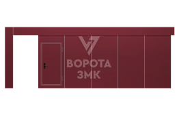 Откатные ворота 2500×4000 ЗМК-4945