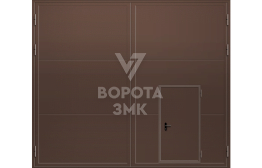 Противопожарные ворота 4000×2500 ЗМК-4755